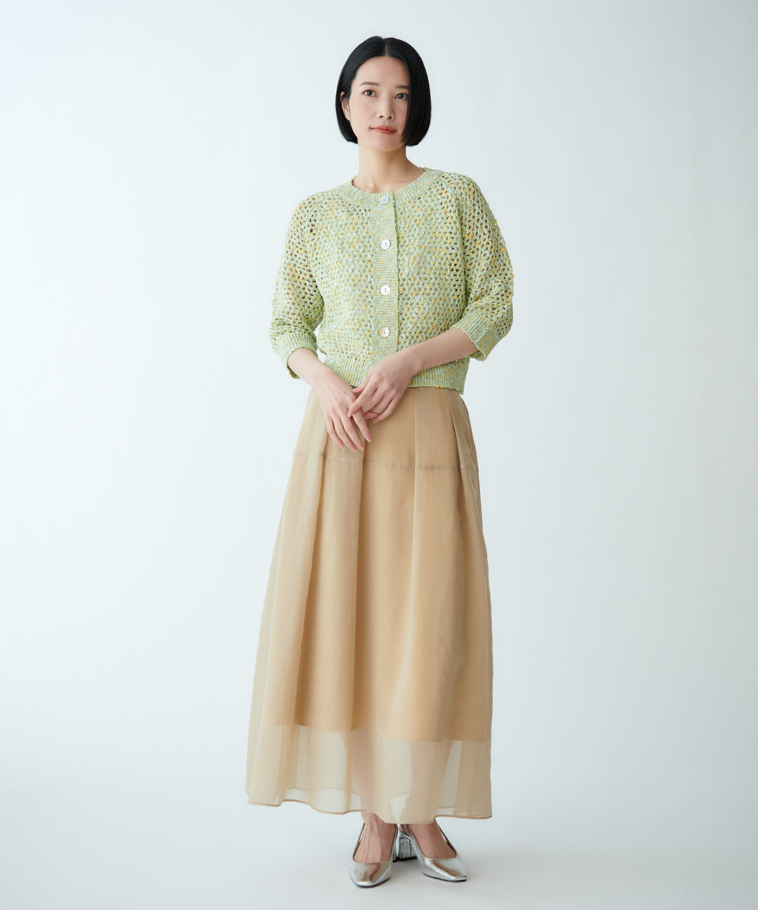 シアーオーガンジースカート