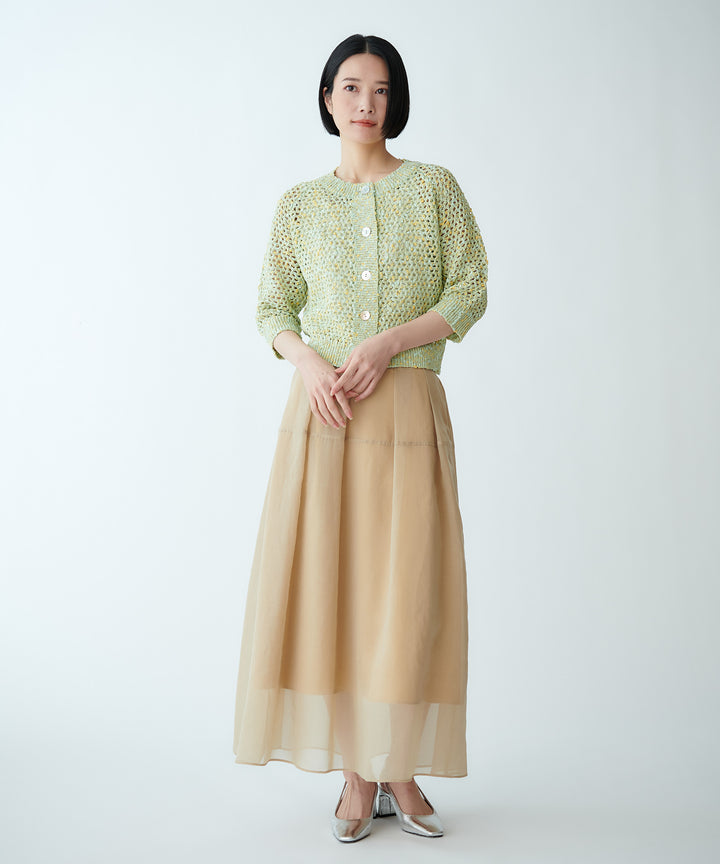シアーオーガンジースカート