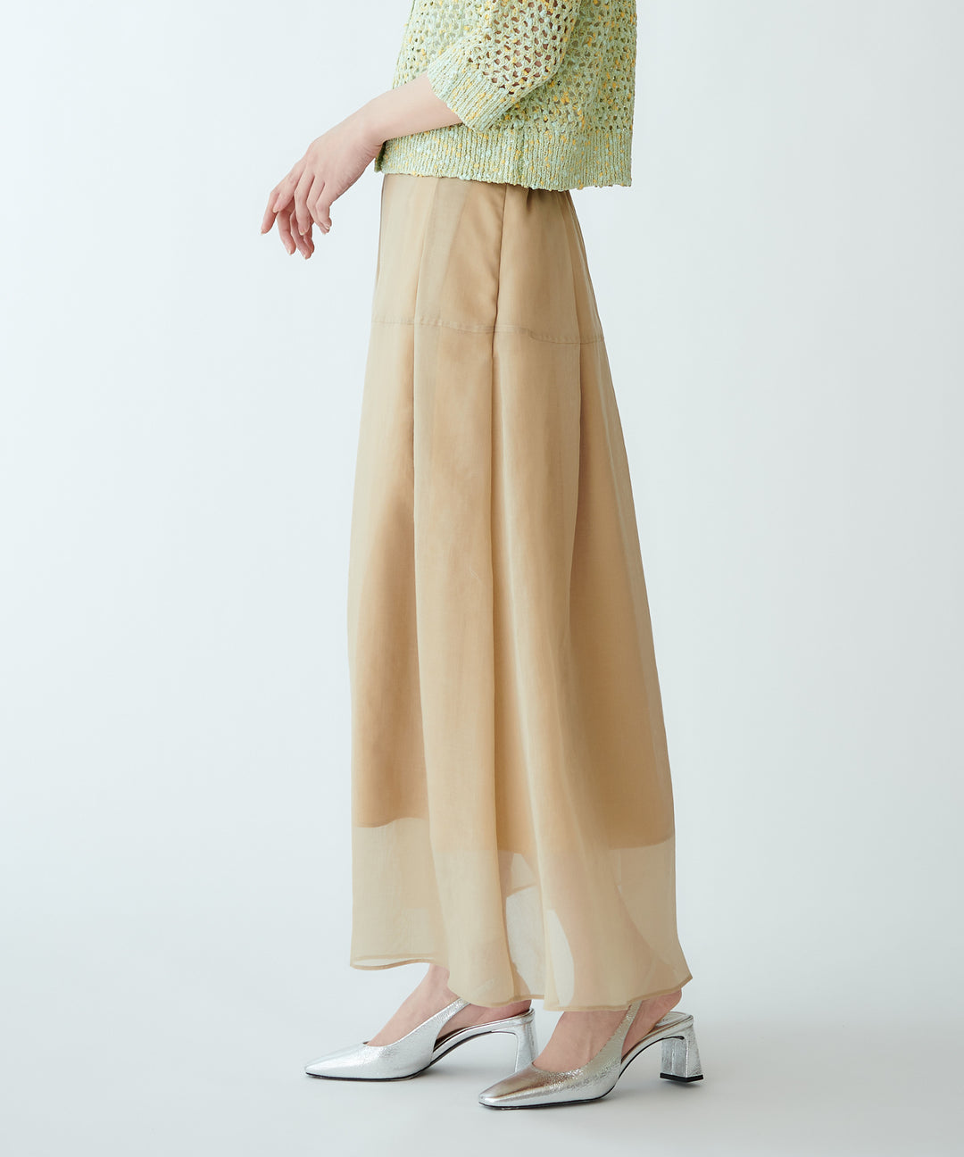 シアーオーガンジースカート