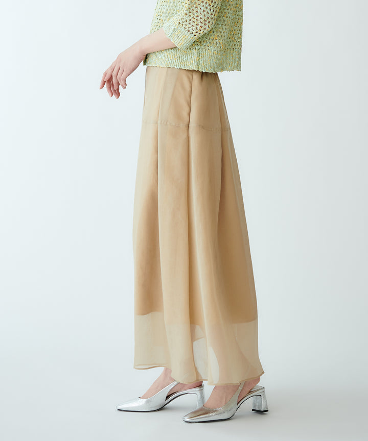 シアーオーガンジースカート