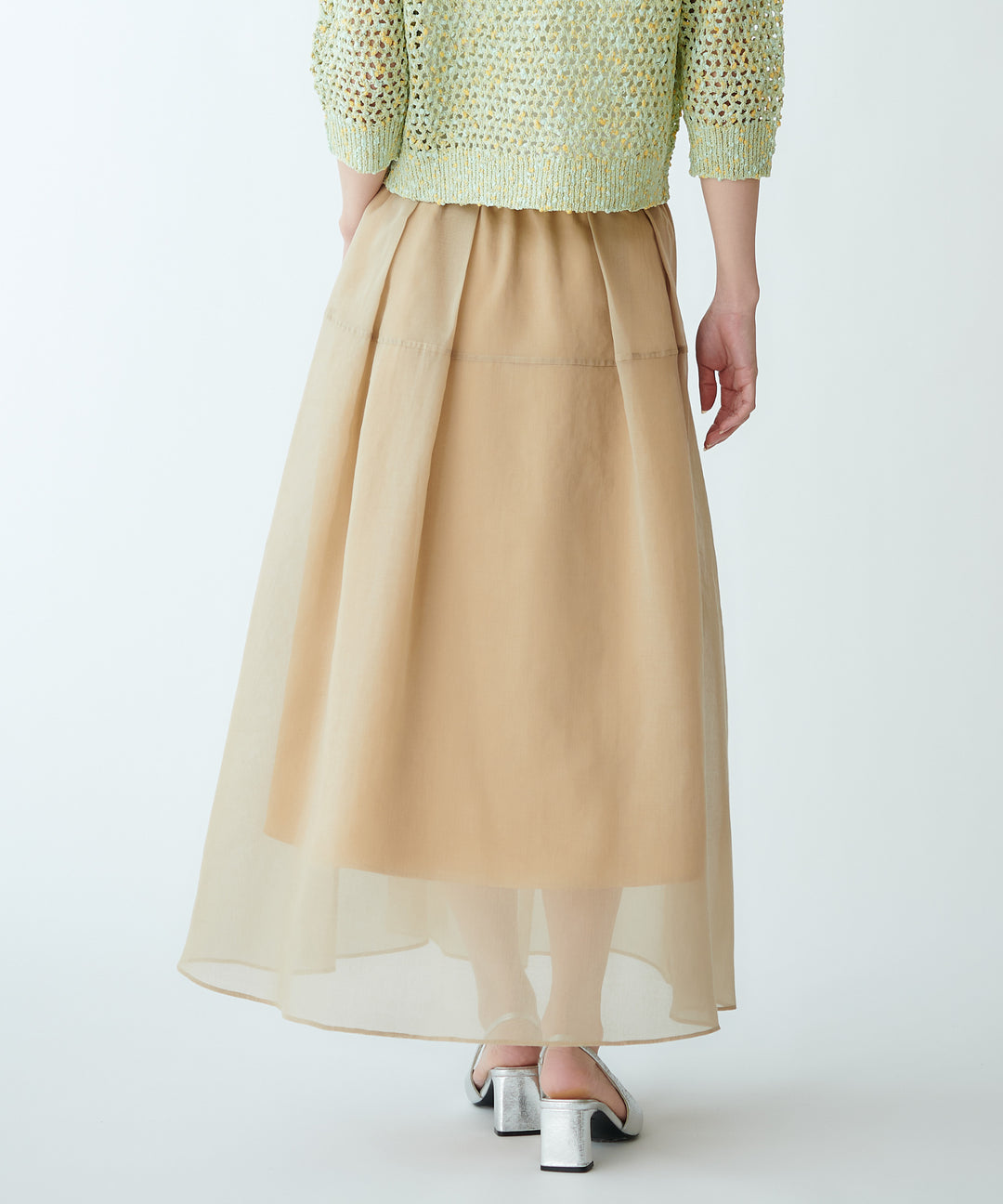 シアーオーガンジースカート