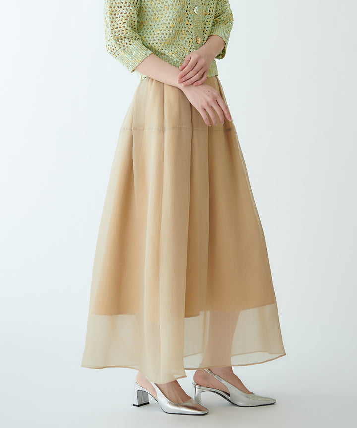 シアーオーガンジースカート