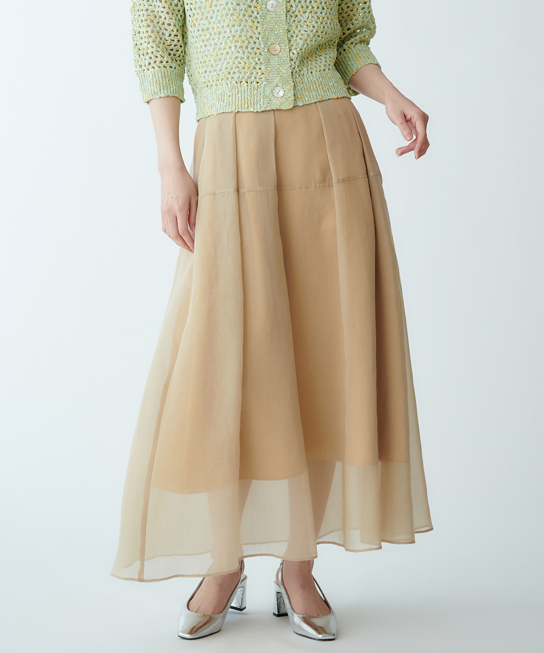 シアーオーガンジースカート – FACE SANS FARD