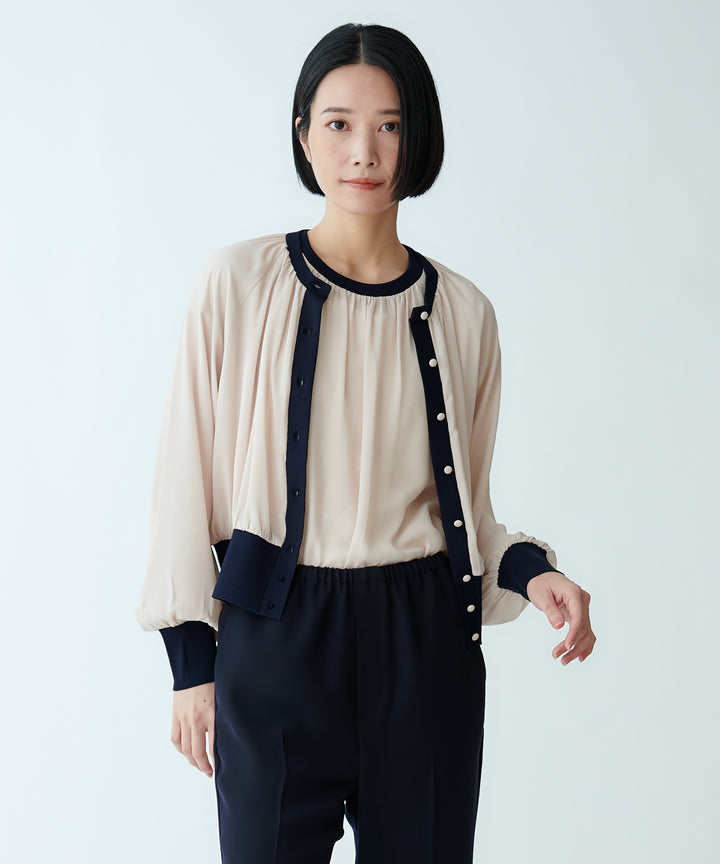 ニットカーディガン