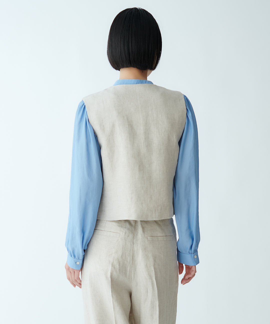 リネンコンパクトベスト