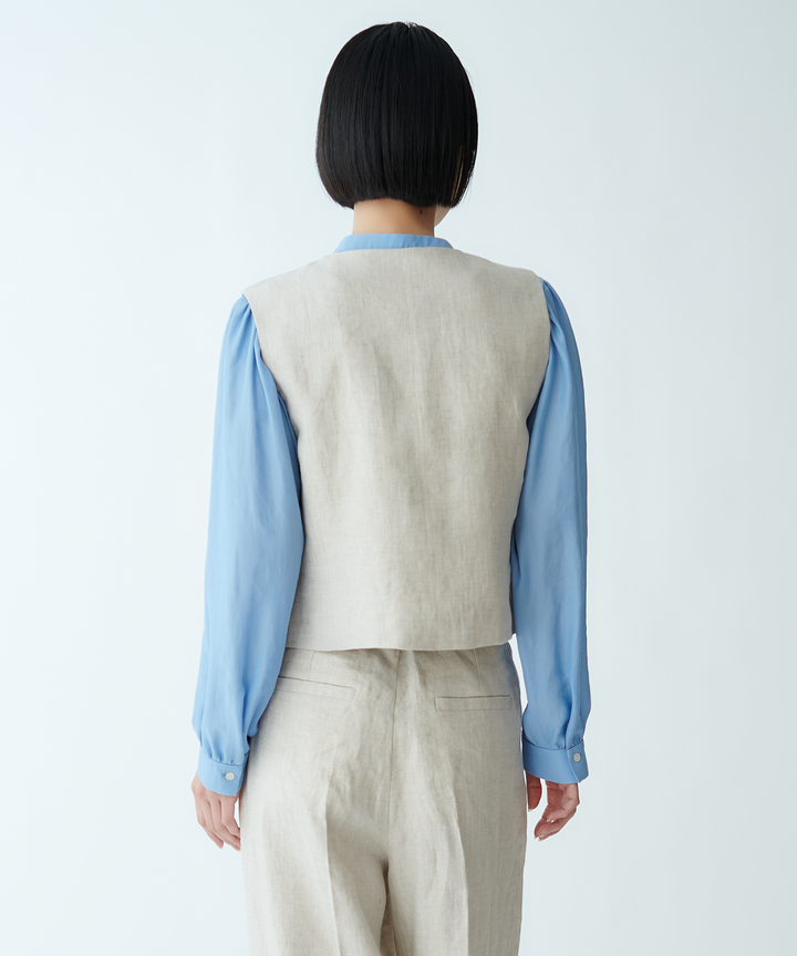 リネンコンパクトベスト