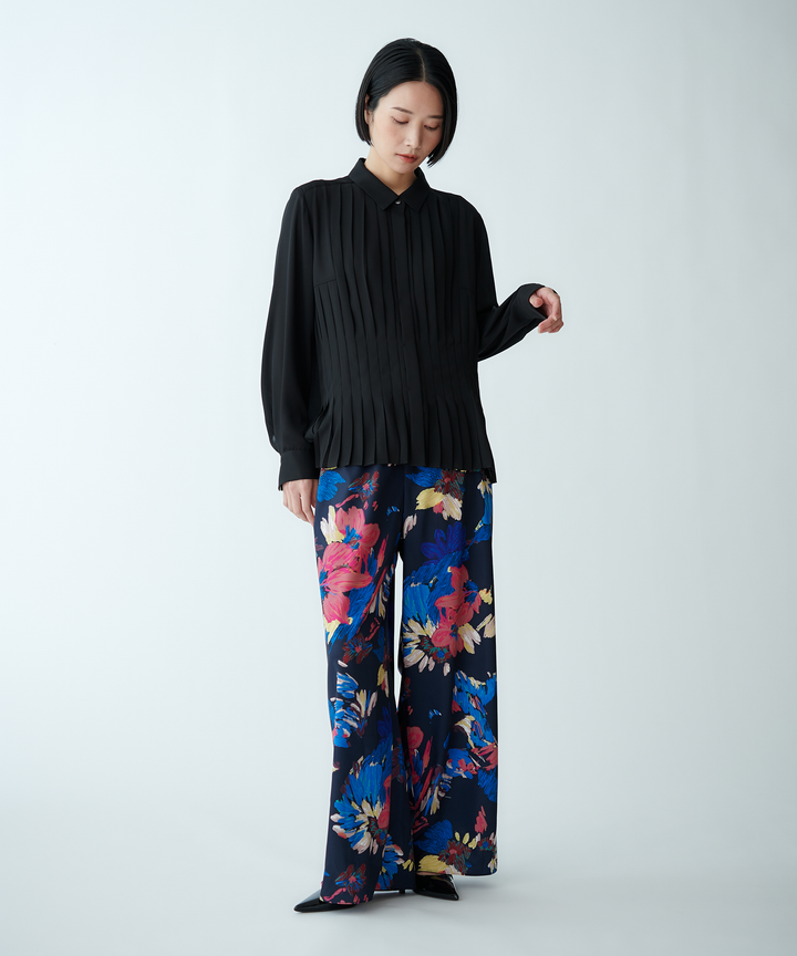 マルチカラープリントパンツ