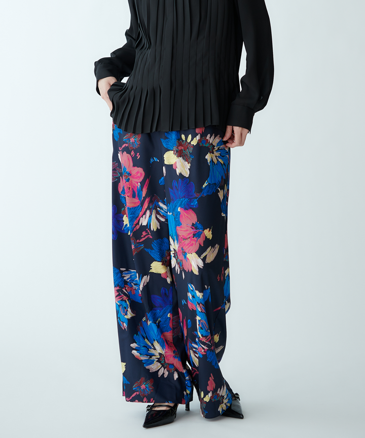 マルチカラープリントパンツ