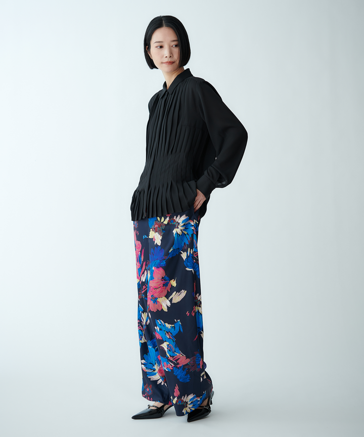 マルチカラープリントパンツ