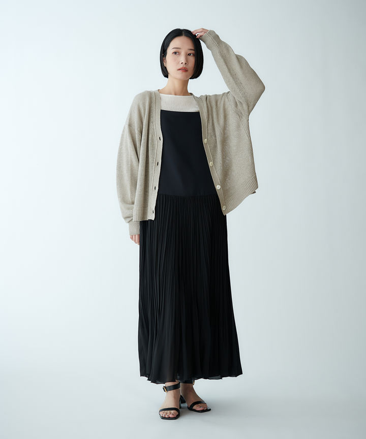 ジョーゼットシフォンキャミワンピース