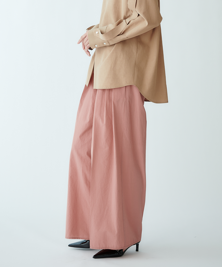 タンブラータックワイドパンツ