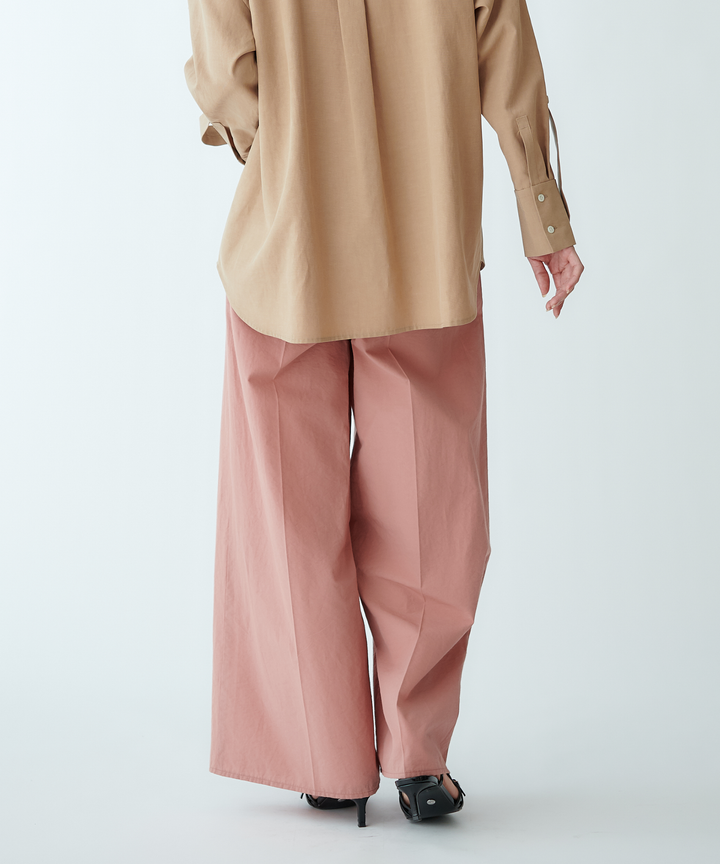 タンブラータックワイドパンツ