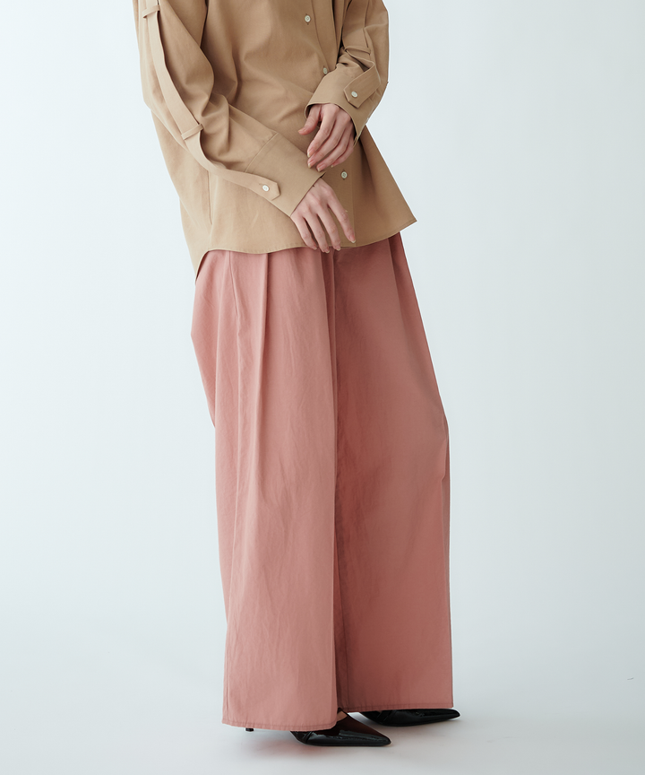 タンブラータックワイドパンツ