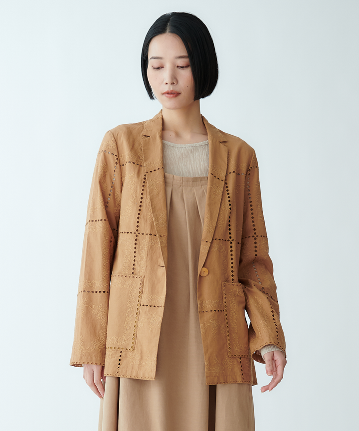 エンブロイダリーレースジャケット