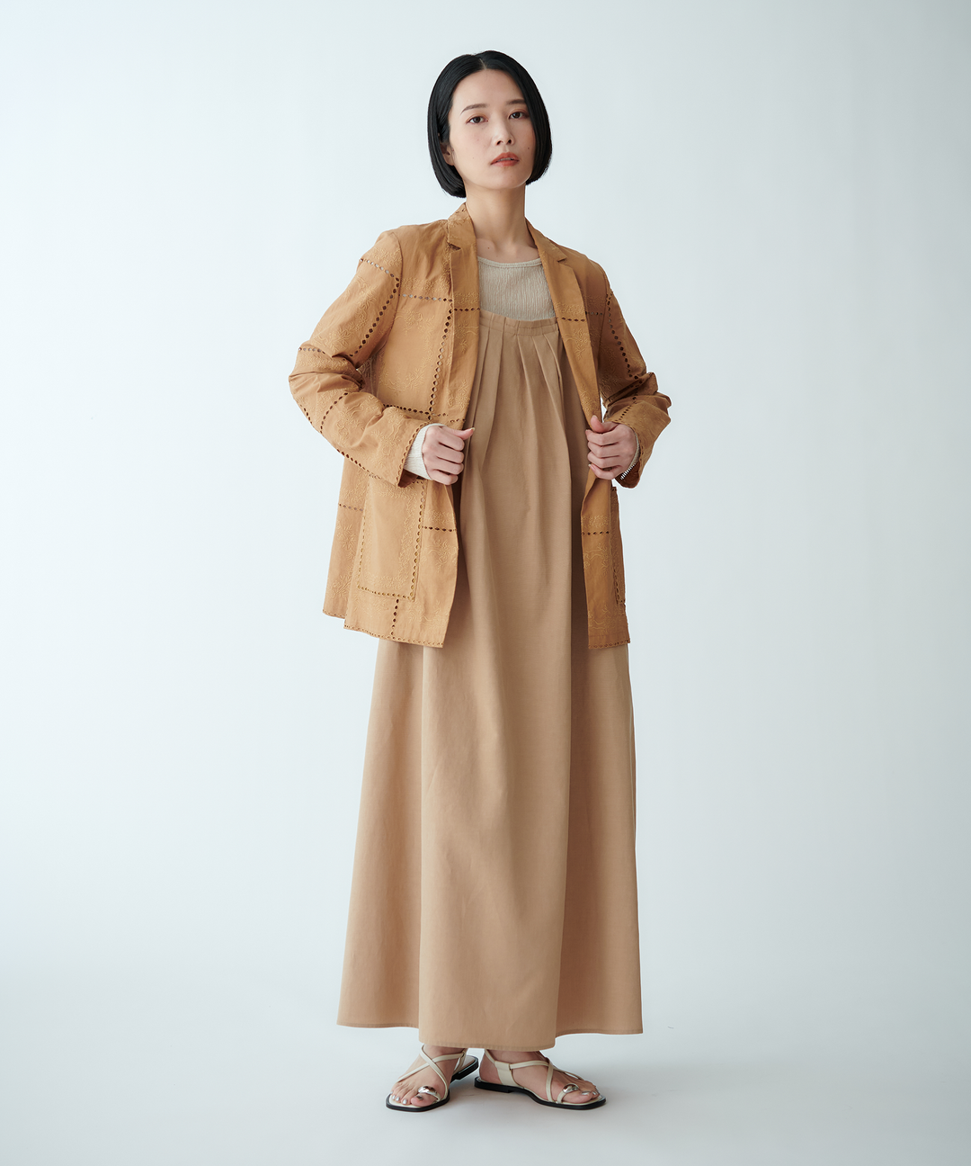 エンブロイダリーレースジャケット