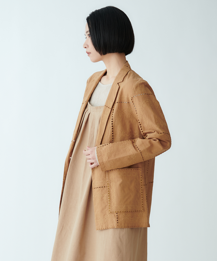 エンブロイダリーレースジャケット