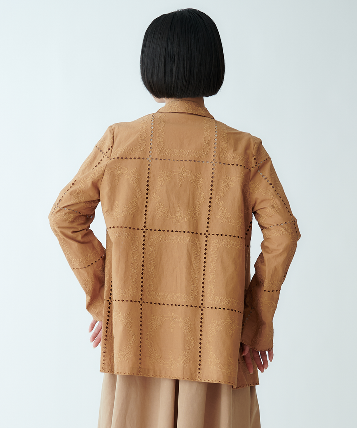 エンブロイダリーレースジャケット