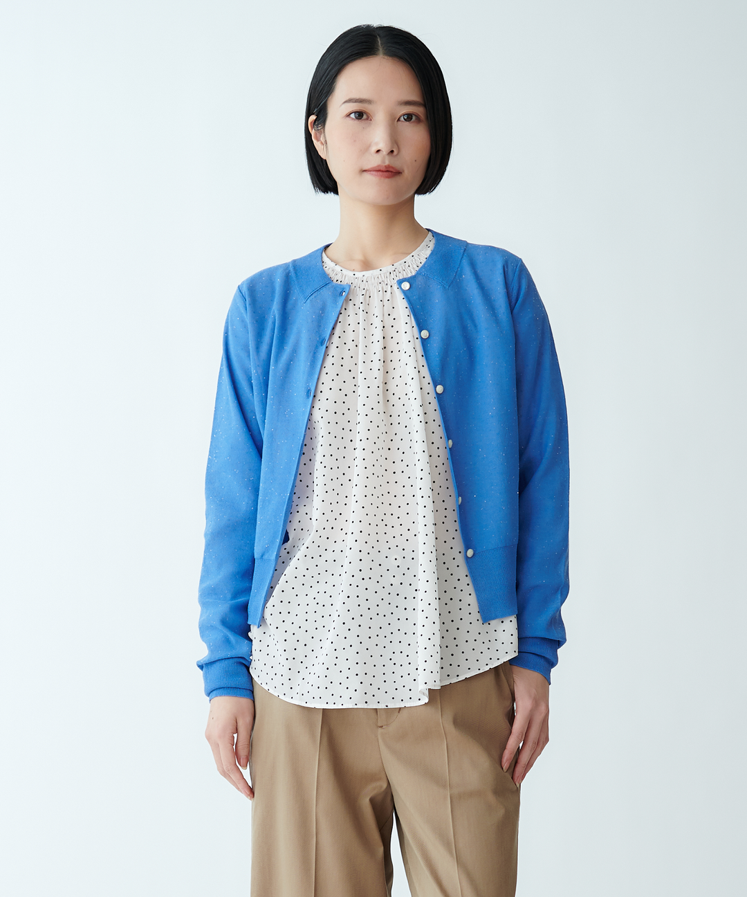 モデル H：165cm / 38 / ブルー