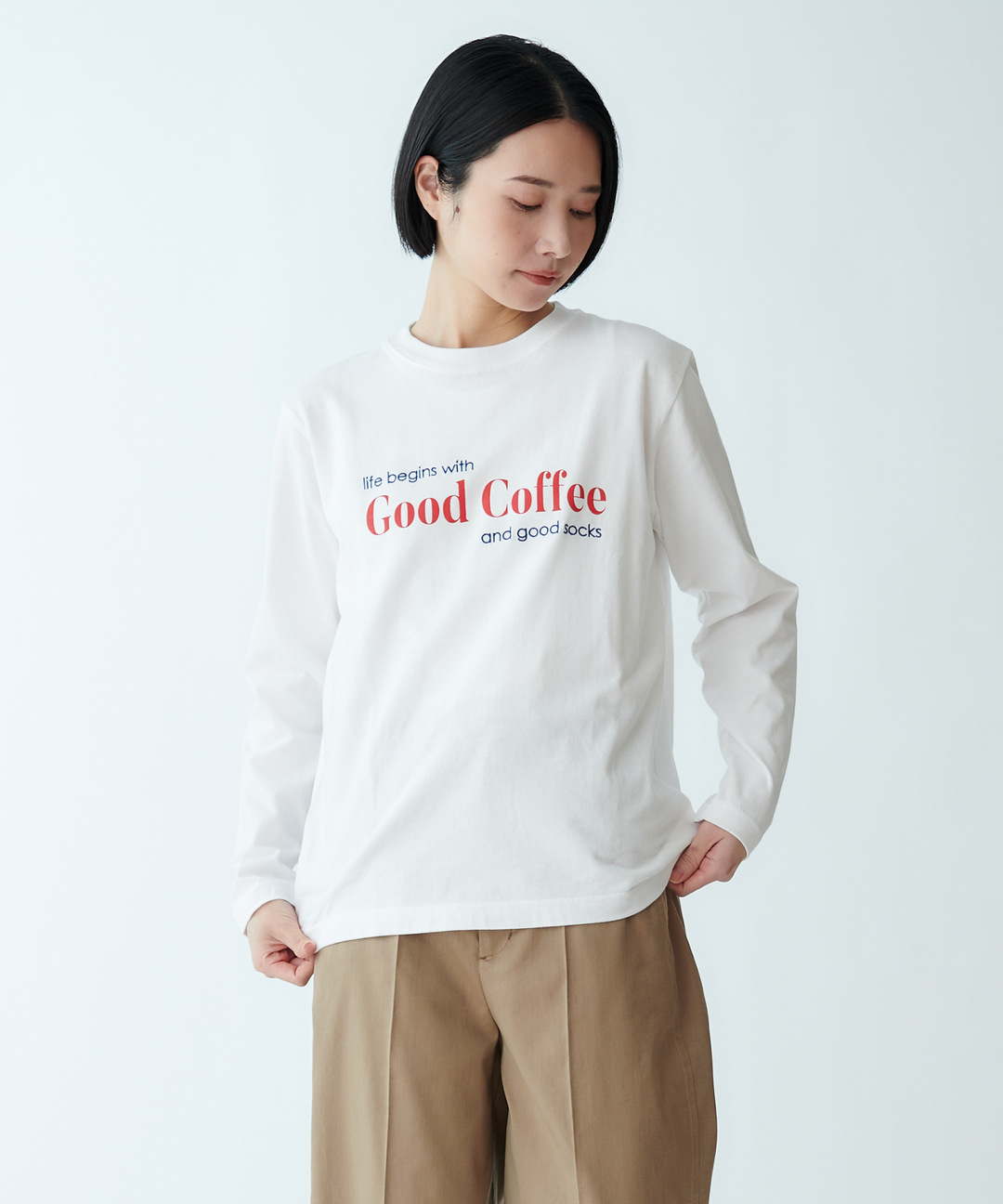 モデル H：165cm / 38 / ホワイト