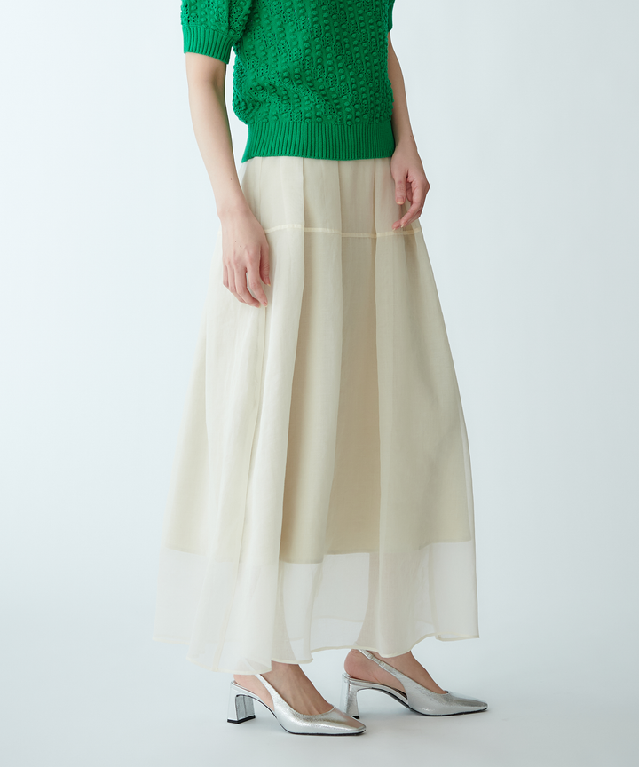シアーオーガンジースカート