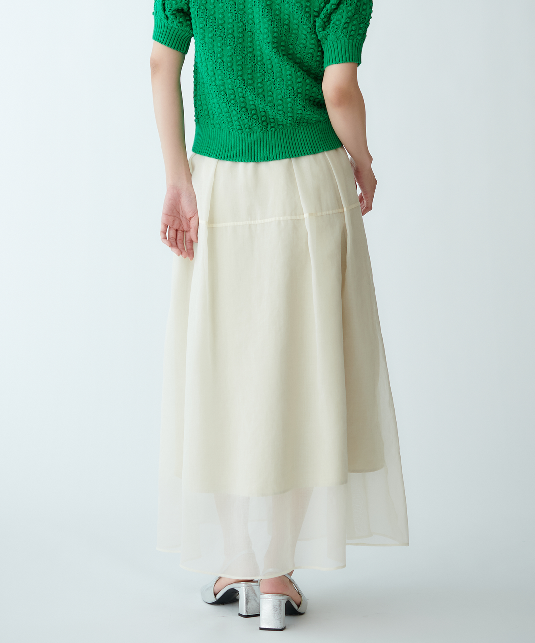 シアーオーガンジースカート