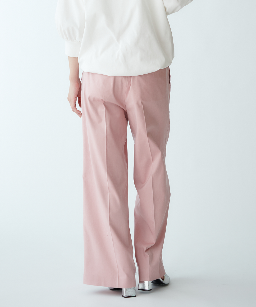 センタープレスワイドパンツ