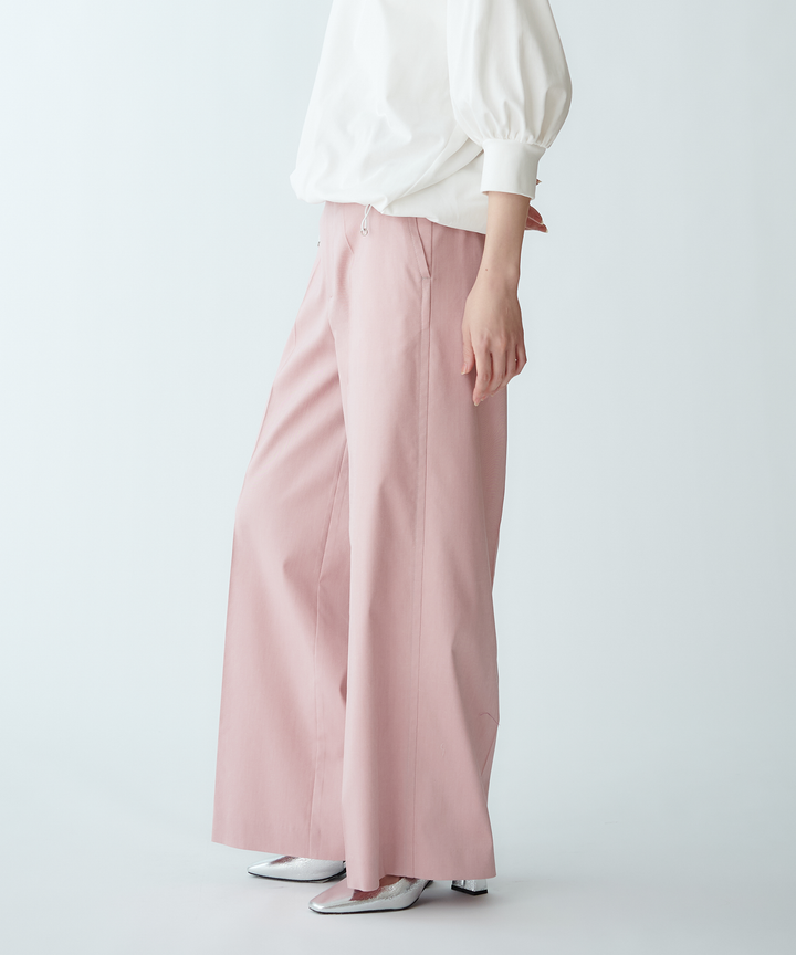 センタープレスワイドパンツ