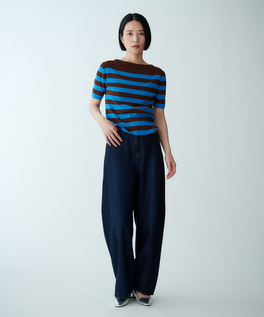 バルーンシルエットデニムパンツ