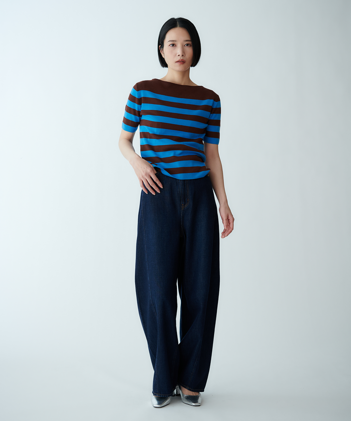 バルーンシルエットデニムパンツ