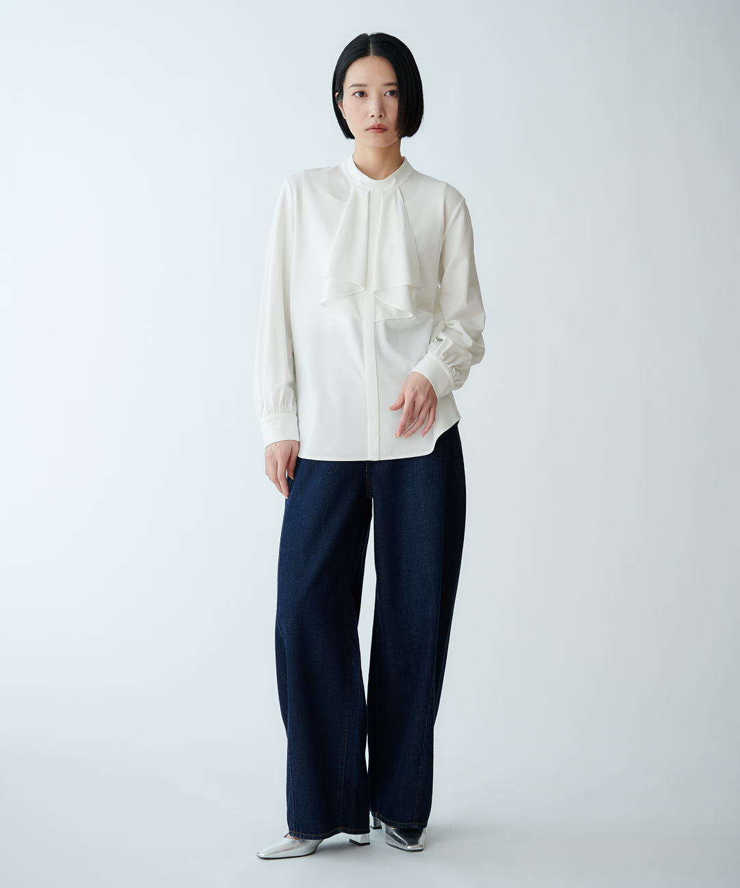 バルーンシルエットデニムパンツ