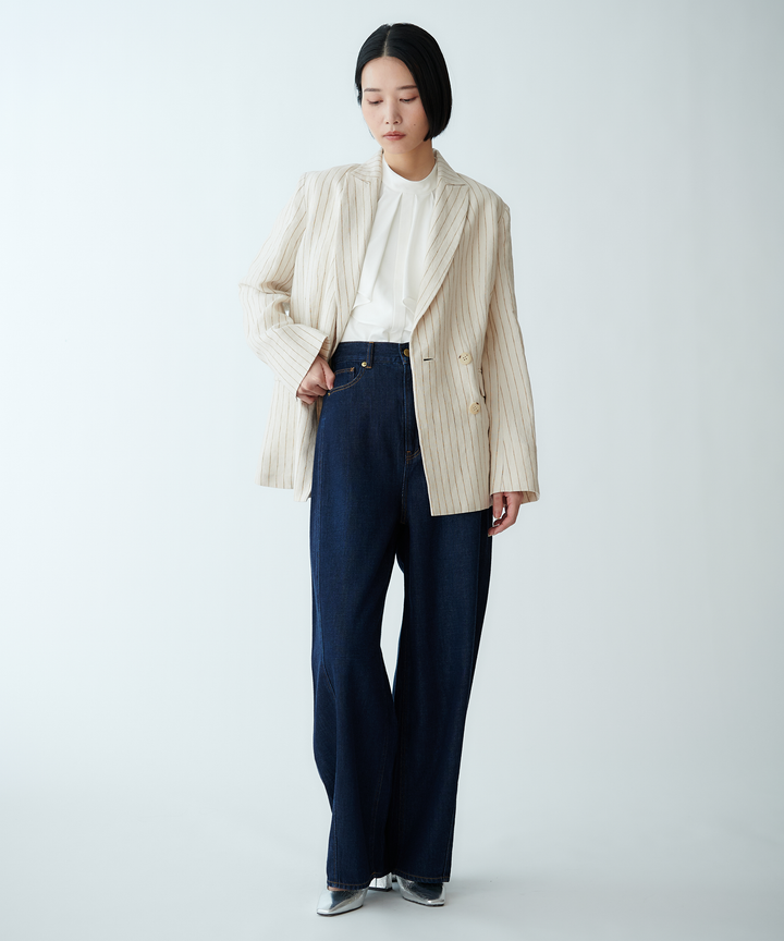 バルーンシルエットデニムパンツ