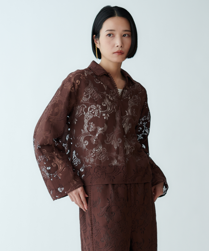 モデル H：165cm / 38 / ブラウン