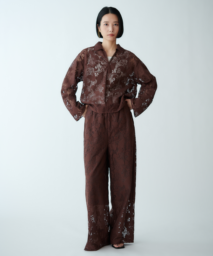 レースシャツブラウス