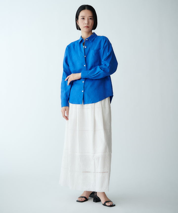 リネンシャツブラウス