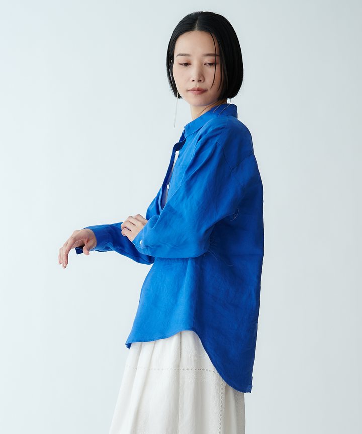 リネンシャツブラウス