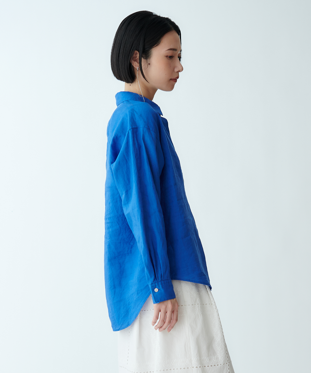 リネンシャツブラウス