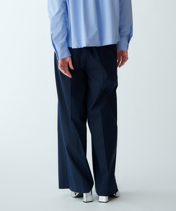 センタープレスワイドパンツ