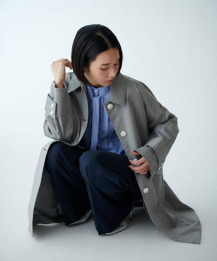 ステンカラーコート