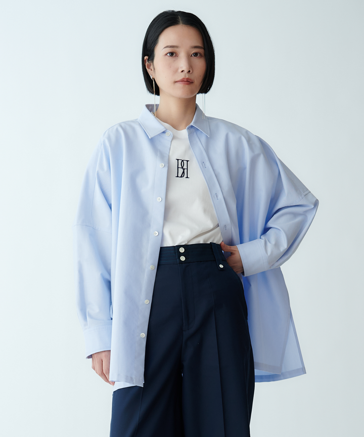 モデル H：165cm / 38 / サックス