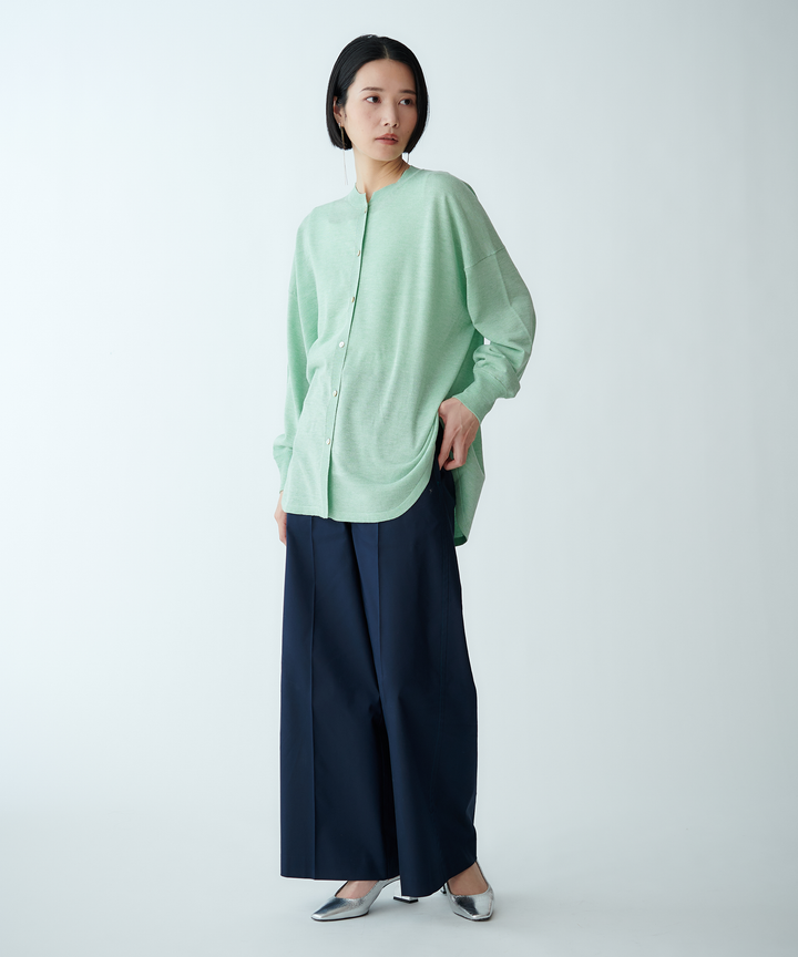 センタープレスワイドパンツ