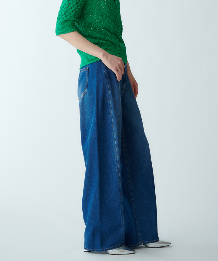 バルーンシルエットデニムパンツ