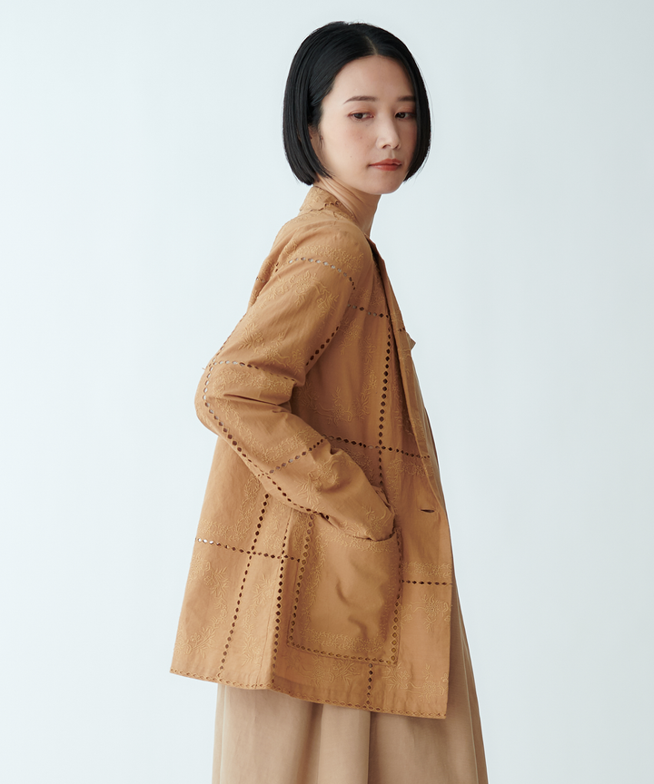 エンブロイダリーレースジャケット