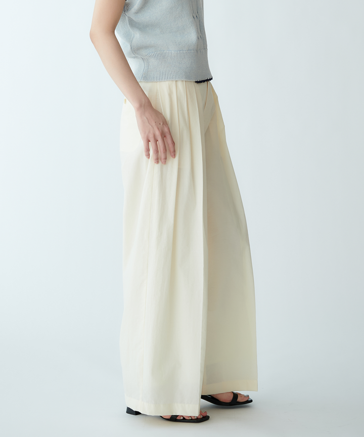 タンブラータックワイドパンツ