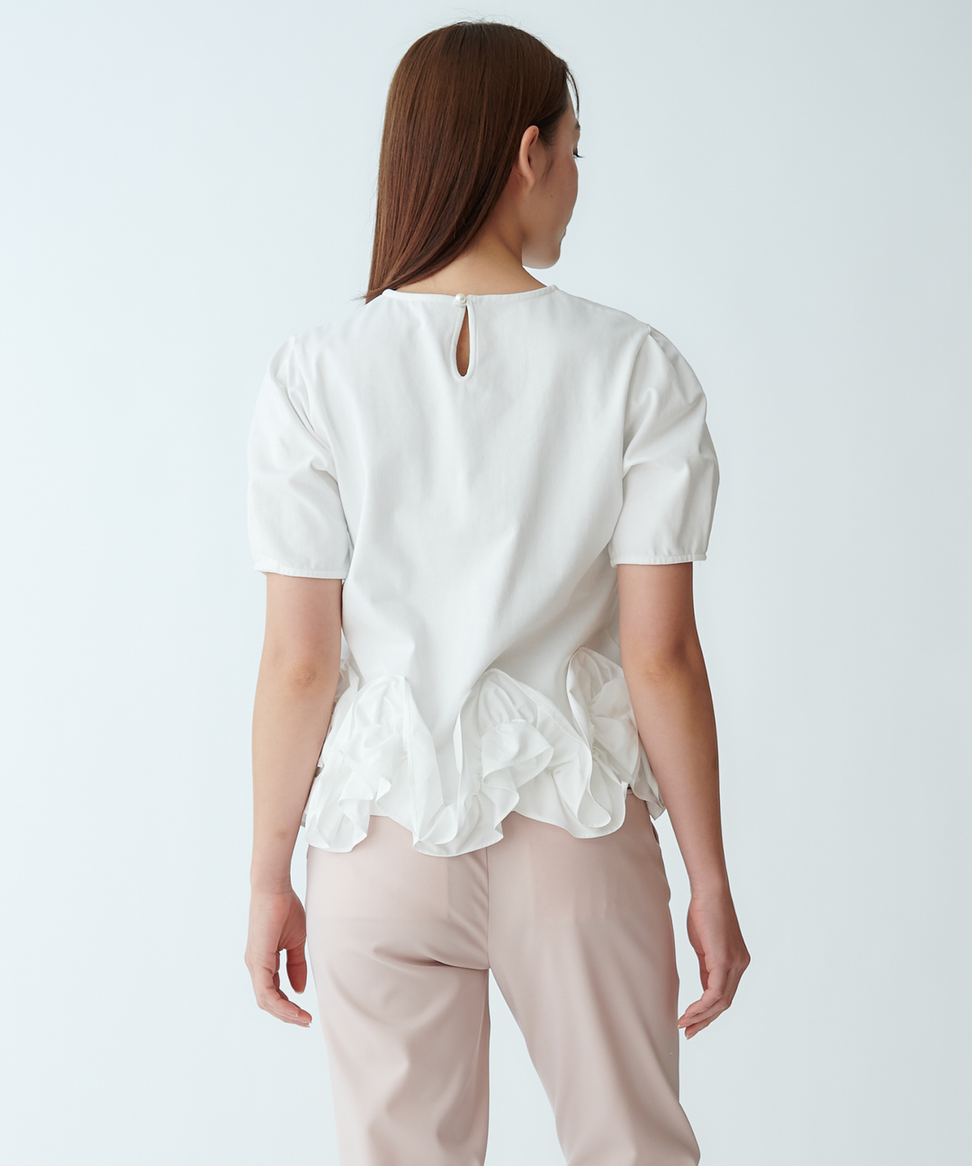 パフスリーブカットソー