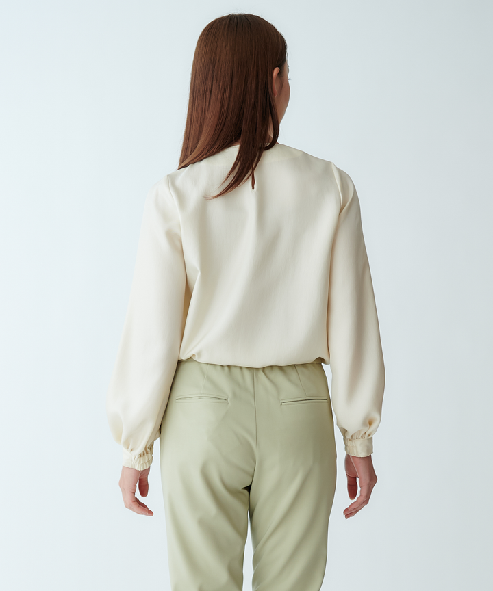 ラッフルデザインブラウス