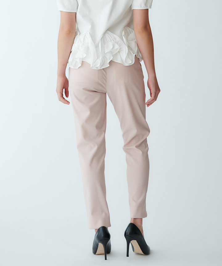 ラウンドスリットテーパードパンツ