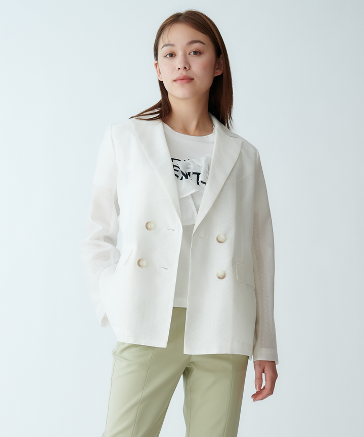 ダブルボタンテーラードジャケット