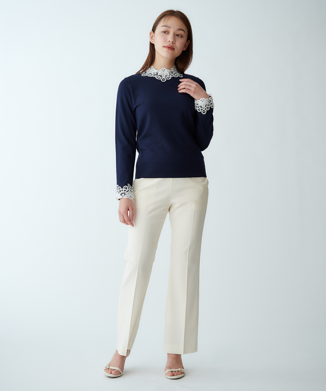 ブーツカットシルエットパンツ