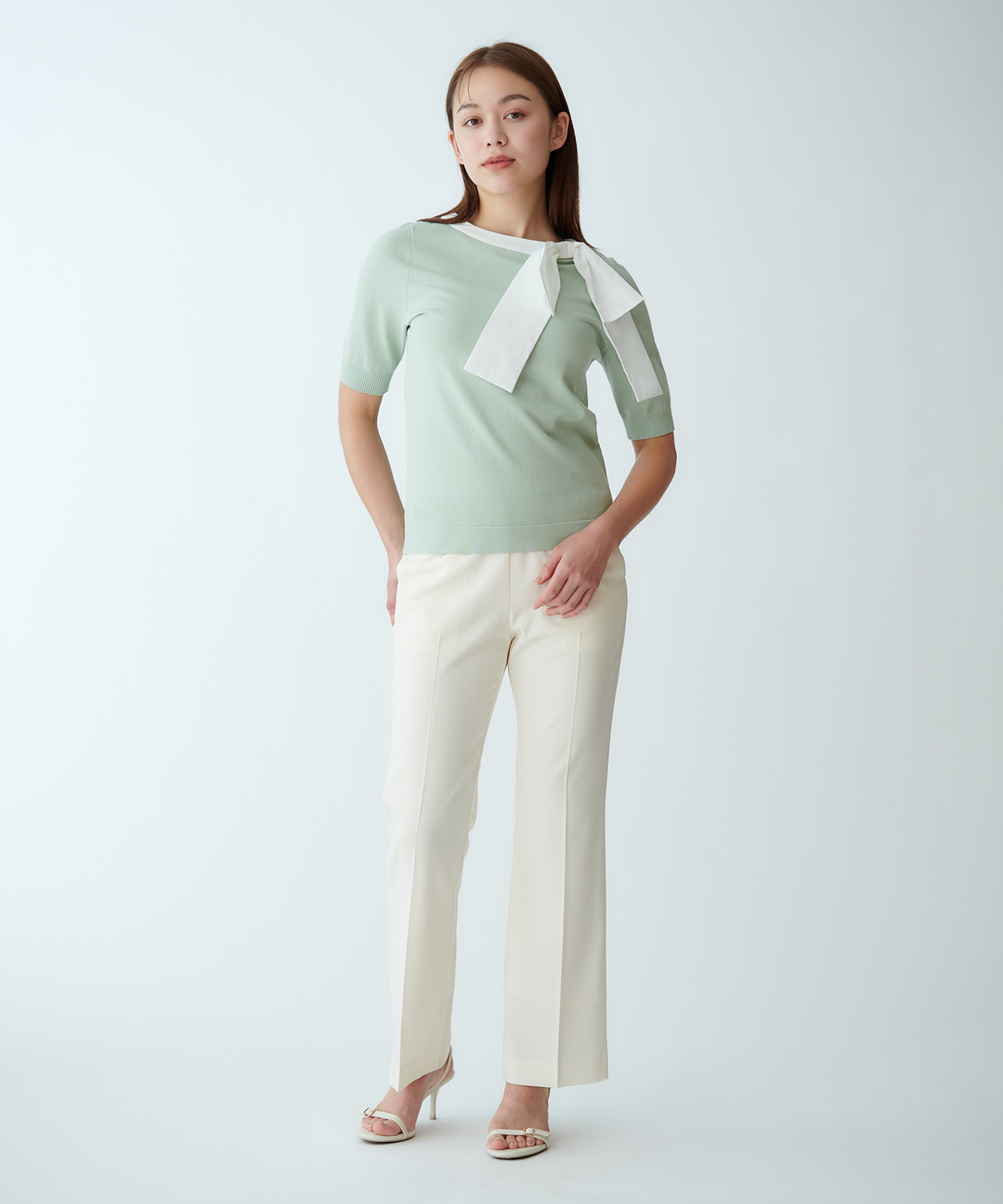 ブーツカットシルエットパンツ