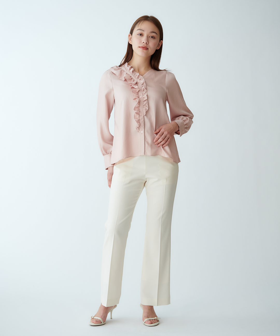 ブーツカットシルエットパンツ